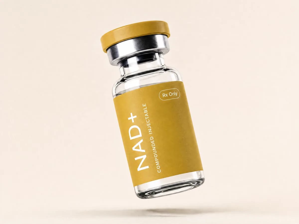 NAD+ compounded injection vial